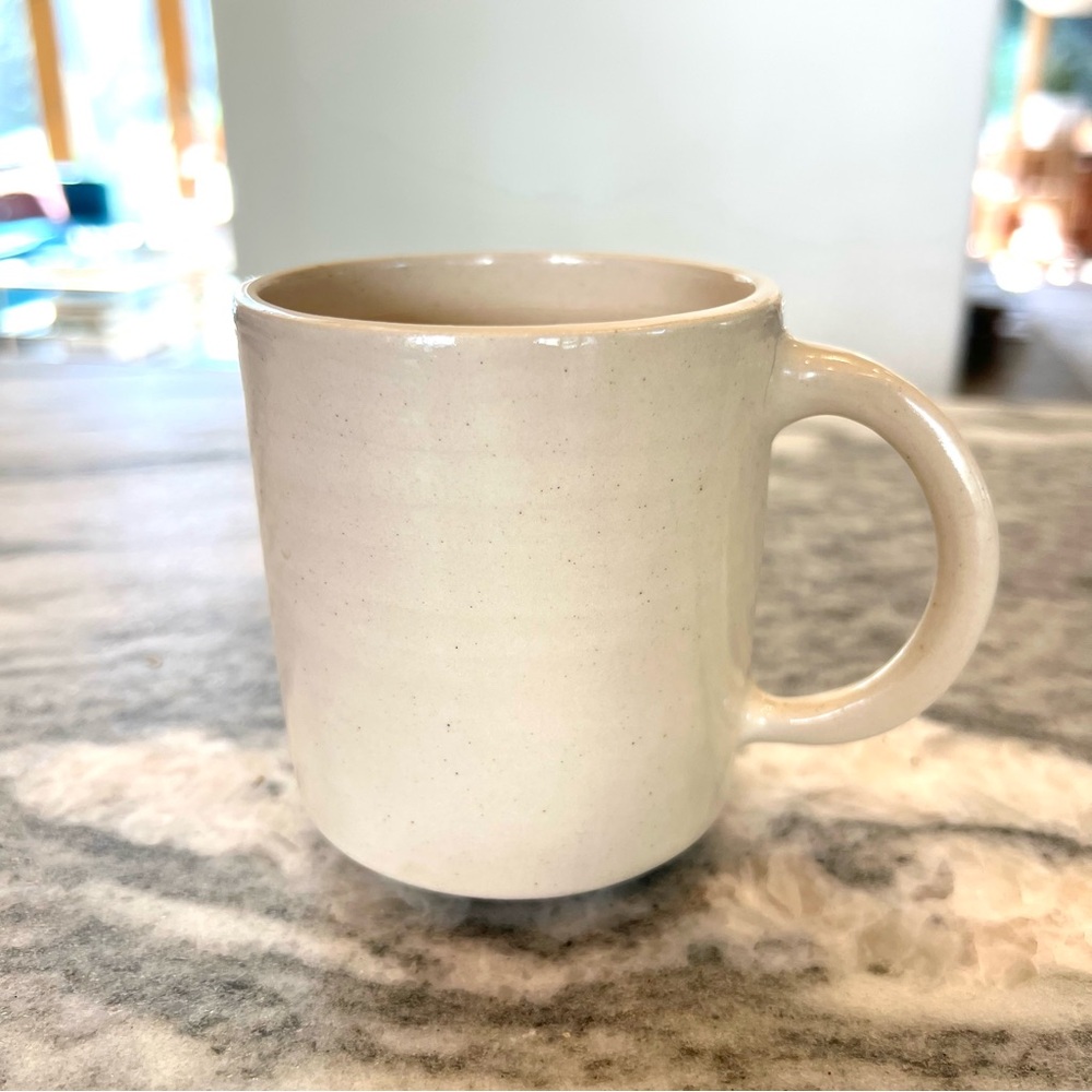 Cup Half Full Handmade Ceramics Mug Chair and Sunset - Picture 3 of 7